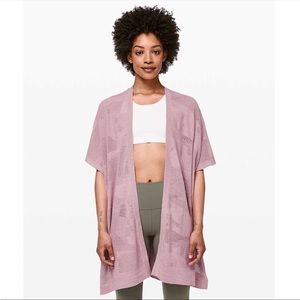 EUC Lululemon Find Your Light Wrap Poncho One Size